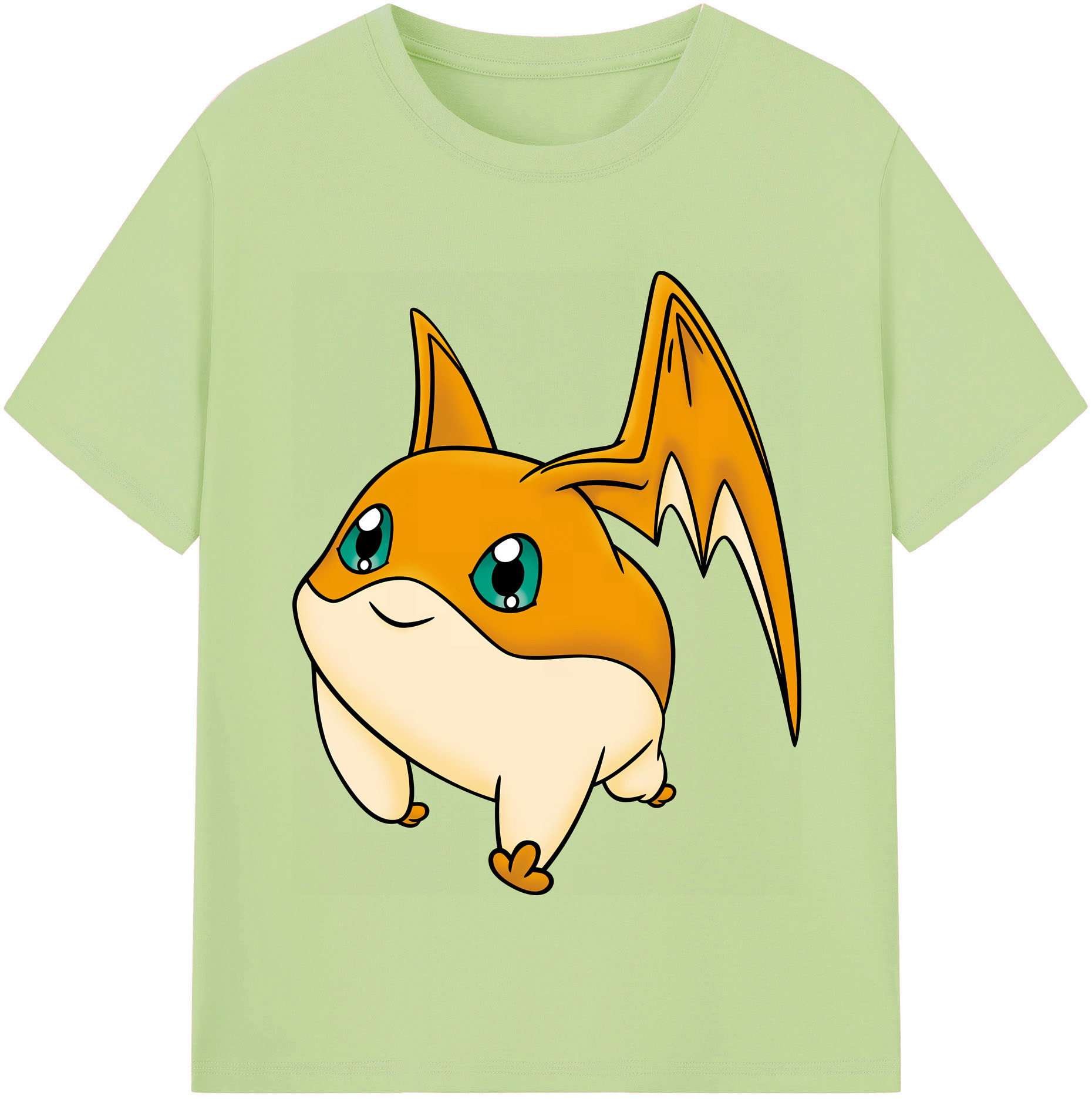 （画像用） Digimon デジタルモンスター/デジモン 綿100％半袖Tシャツ（フロントプリント）